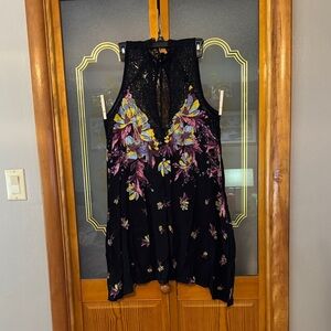 Floral Lace Halter Top dress